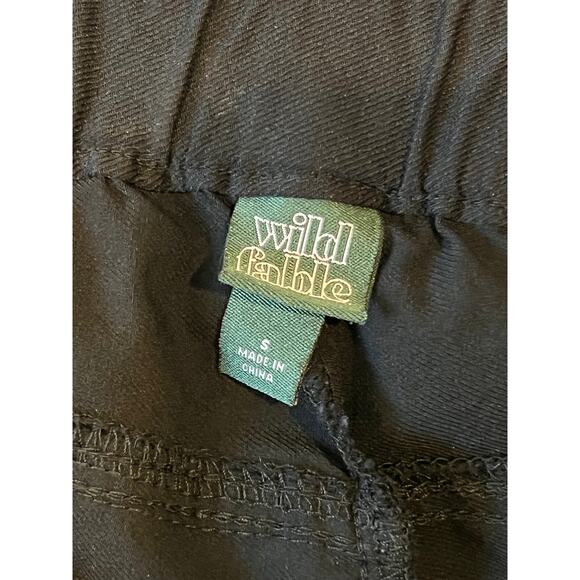 Wild Fable Low Rise Flared Black Jeans Woman Size S - Picture 3 of 3